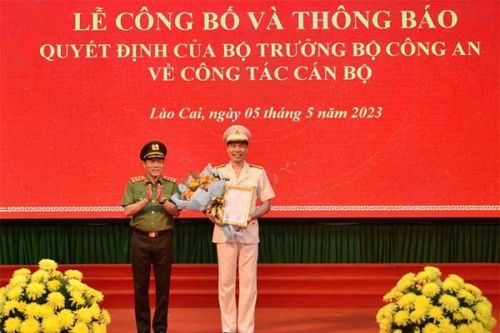 Bổ nhiệm Giám đốc Công an tỉnh Lào Cai