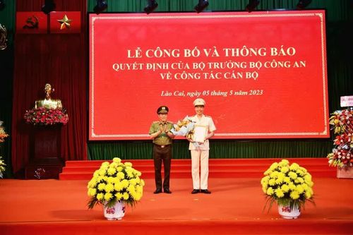 Phó Giám đốc Công an Nghệ An làm Giám đốc Công an Lào Cai