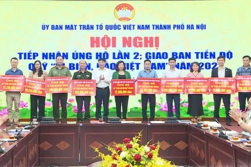 Hà Nội: Tiếp nhận 5 tỉ đồng ủng hộ quỹ 'Vì biển, đảo Việt Nam' lần 2 năm 2023