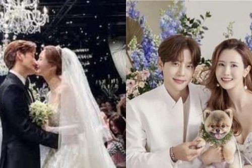 Lee Da Hae và Se7en khóc nức nở trong đám cưới đẹp như mơ