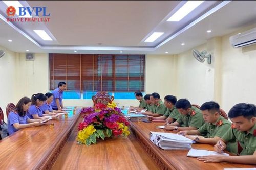 VKSND tỉnh Quảng Trị trực tiếp kiểm sát tại Phòng PA05 Công an tỉnh Quảng Trị