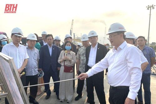 Đoàn Liên minh nghị sĩ hữu nghị Nhật Bản - Việt Nam và đoàn doanh nghiệp Nhật Bản khảo sát tại KKT Nghi Sơn, thăm Thành Nhà Hồ