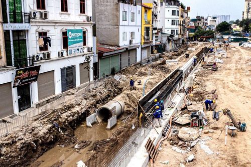 Diện mạo hầm chui gần 800 tỷ đồng ở Hà Nội sau 7 tháng thi công