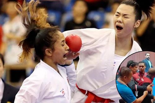 Video cận cảnh HLV Indonesia cay cú, lao lên sàn định 'tẩn' trọng tài SEA Games vì thua Việt Nam