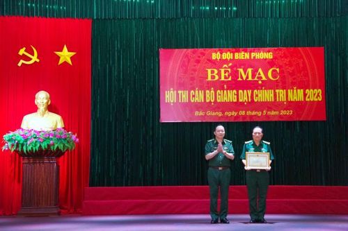 Bế mạc Hội thi cán bộ giảng dạy chính trị cấp Bộ Tư lệnh BĐBP năm 2023