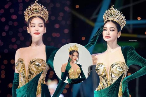 Miss Grand Myanmar 2023 diện lại 'chiếc đầm thị phi' của Engfa Waraha, nhưng có đi vào 'vết xe đổ'?