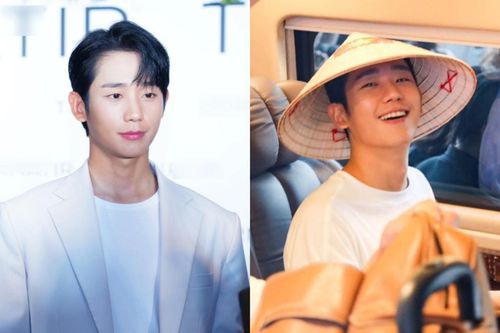 Jung Hae In người tình tin đồn Jisoo bất ngờ đến Hà Nội: Visual cực điển trai phát ngất
