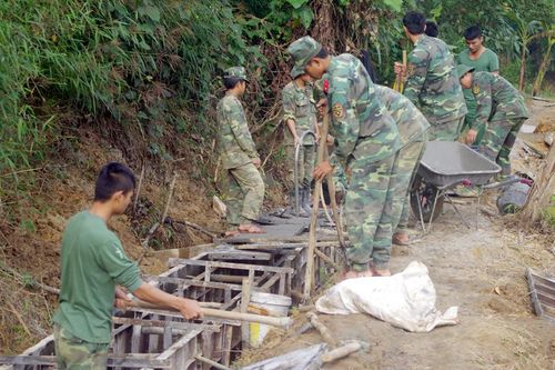 Lực lượng vũ trang tỉnh học tập và làm theo gương Bác