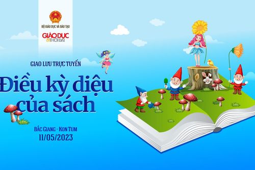 Giao lưu trực tuyến 'Điều kỳ diệu của sách'