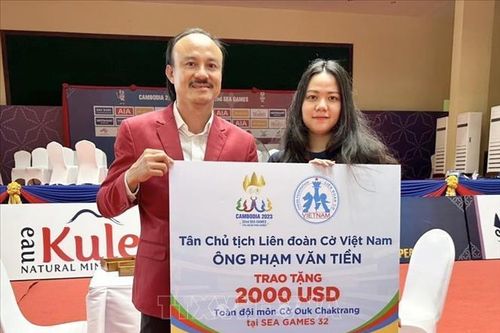 SEA Games 32: Đoàn Việt Nam tiếp tục giành HCV cờ ouk chaktrang