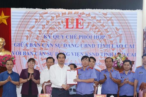 Tiếp tục phối hợp chặt chẽ giữa cơ quan UBND và Viện Kiểm sát nhân dân cùng cấp