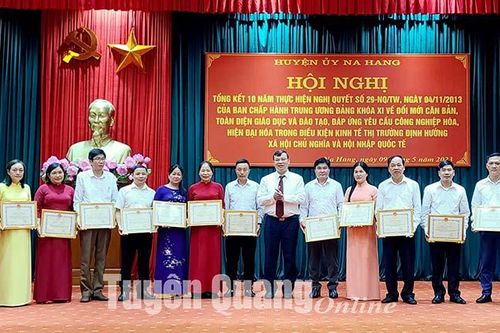 Na Hang đánh giá 10 năm thực hiện Nghị quyết số 29 – NQ/TW