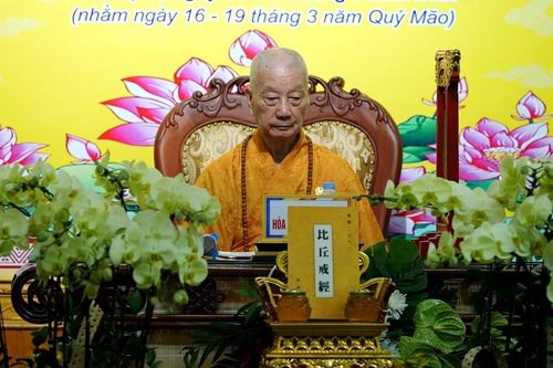 Đức Pháp chủ GHPGVN quang lâm truyền giới tại Đại giới đàn Trí Hải (Nam Định)