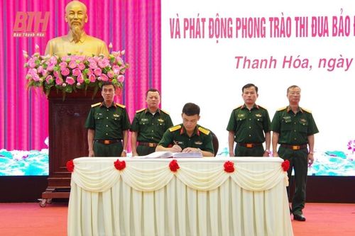 Bộ CHQS tỉnh mít tinh hưởng ứng Tháng hành động về an toàn vệ sinh lao động năm 2023