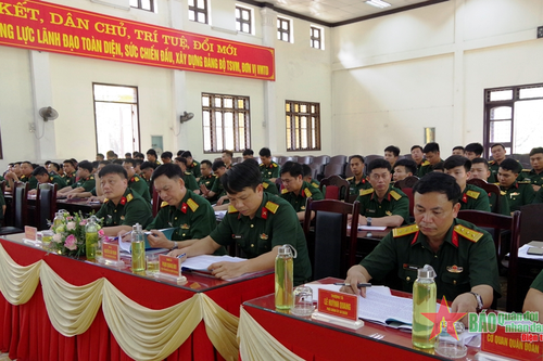 Trung đoàn 165 (Sư đoàn 312, Quân đoàn 1): Tổng kết thực hiện Luật Sĩ quan Quân đội nhân dân Việt Nam