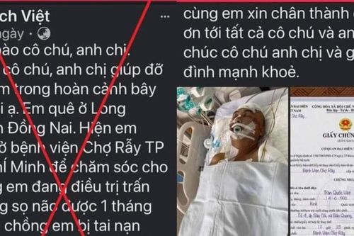 Tự nhận là vợ tung tin giả kêu gọi góp tiền đưa thi thể chồng về quê