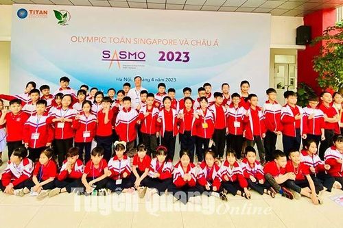 Trường Tiểu học Lê Văn Tám giành 22 huy chương tại kỳ thi Olympic Toán Singapore và Châu Á