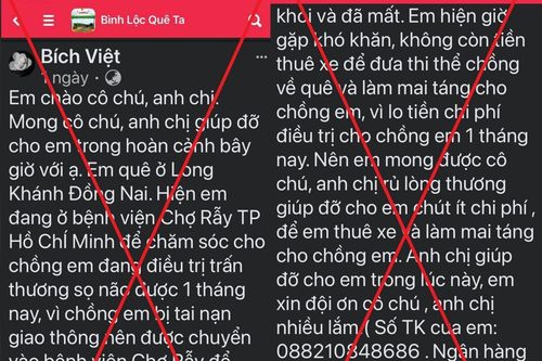 Bệnh viện Chợ Rẫy cảnh báo chiêu lừa đảo 'xin tiền đưa xác chồng về quê'