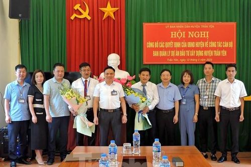 Yên Bái công bố quyết định bổ nhiệm cán bộ