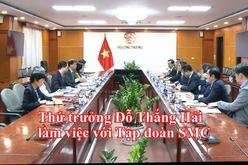 Thứ trưởng Đỗ Thắng Hải làm việc với Tập đoàn SMC