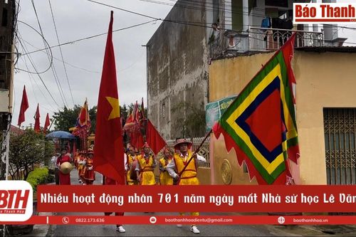Nhiều hoạt động nhân 701 năm ngày mất Nhà sử học Lê Văn Hưu