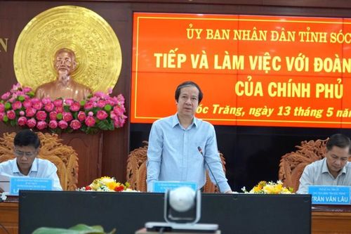 Đoàn công tác Chính phủ làm việc tại Sóc Trăng