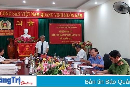 348 phạm nhân được xét giảm thời hạn chấp hành án phạt tù