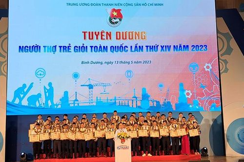 Tuyên dương 54 gương 'Người thợ trẻ giỏi' toàn quốc năm 2023