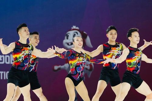 Đội tuyển thể dục Aerobic Việt Nam giành trọn 5 HCV tại SEA Games 32