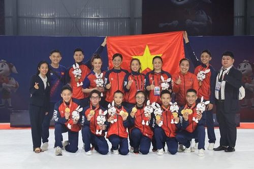 Aerobic Việt Nam xuất sắc giành trọn bộ 5 HCV tại SEA Games 32
