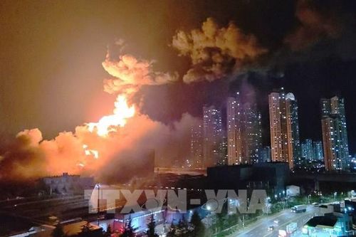 Cháy lớn tại nhà máy ở miền Nam nước Nga