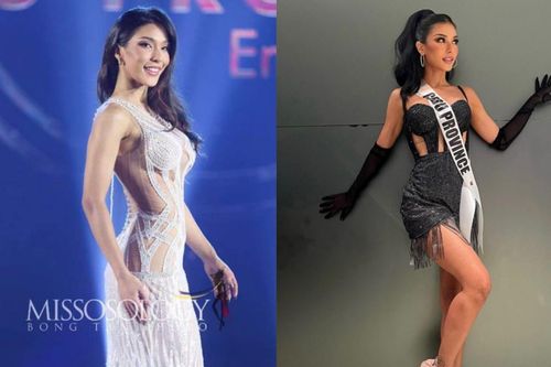 Thí sinh Miss Universe Philippines 2023 trượt té, 'bay màu' khỏi top 10