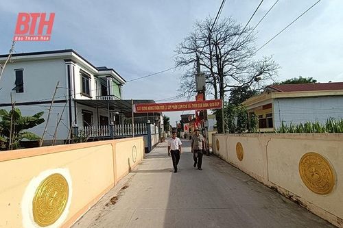 Học và làm theo Bác gắn với xây dựng nông thôn mới kiểu mẫu ở Thiệu Long