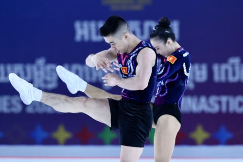 SEA Games 32: Aerobic Việt Nam giành 5/5 huy chương vàng, thống trị Đông Nam Á