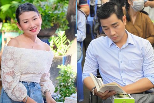 NSƯT Mỹ Uyên, MC Nguyên Khang say mê với bộ sách 'chữa lành'