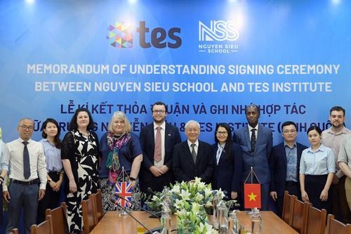 Trường Nguyễn Siêu trở thành điểm thực hành nghiệp vụ sư phạm quốc tế