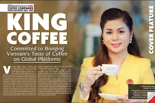 King Coffee được bình chọn là thương hiệu cà phê hàng đầu Đông Nam Á 2023