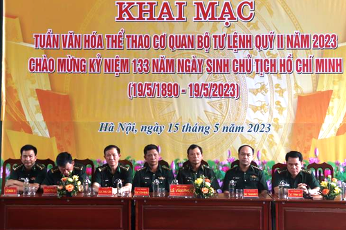 Khai mạc Tuần Văn hóa - Thể thao Cơ quan Bộ Tư lệnh BĐBP quý II năm 2023