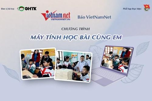 'Máy tính học bài cùng em' đến với 20 điểm trường vùng cao