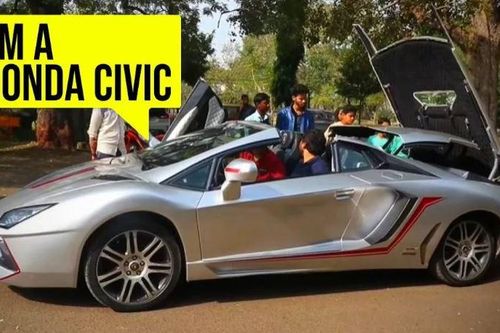 Dân chơi độ Honda Civic đời cũ thành siêu xe Lamborghini