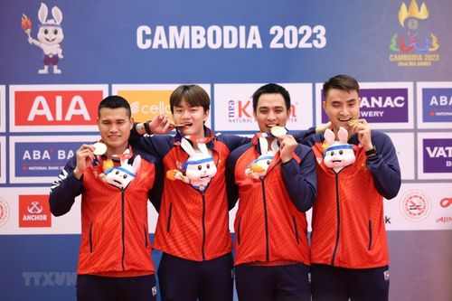 Bảng tổng sắp huy chương SEA Games ngày 15/5: Việt Nam cán mốc 110 HCV