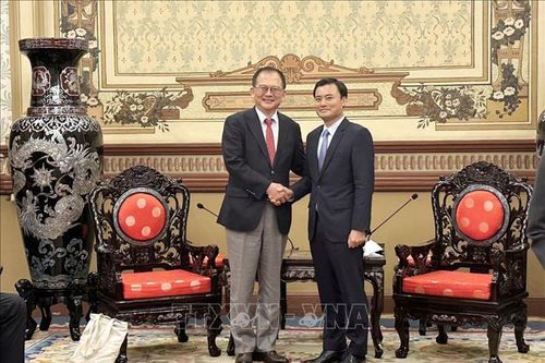 Lãnh đạo TP Hồ Chí Minh tiếp Tổng Thư ký Hội hữu nghị Nhật - Việt vùng Kansai