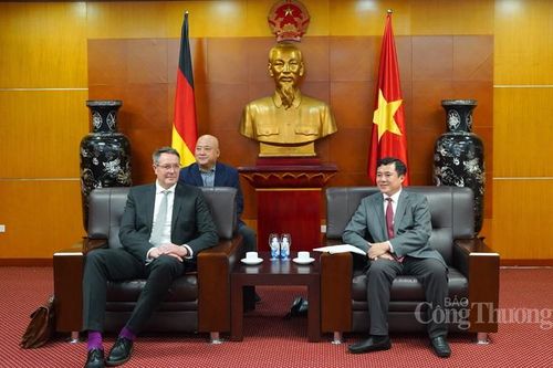 Thứ trưởng Nguyễn Sinh Nhật Tân tiếp Đoàn Đảng Dân chủ Xã hội Đức