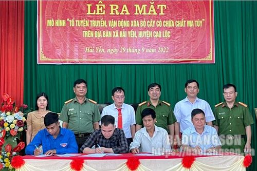 Vận động xóa bỏ cây chứa chất ma túy: Hiệu quả từ một mô hình