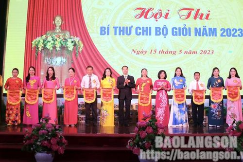 Thành phố Lạng Sơn: 12 thí sinh tham gia hội thi Bí thư chi bộ giỏi cụm số 2