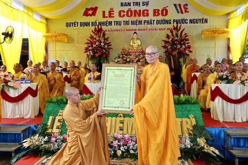 Đắk Lắk: Lễ công bố quyết định bổ nhiệm trụ trì niệm Phật đường Phước Nguyên