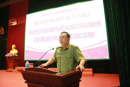 Hơn 3.000 cán bộ chủ chốt của Công an Hà Nội quán triệt Nghị quyết về tăng cường quản lý, phòng ngừa cán bộ chiến sỹ sai phạm