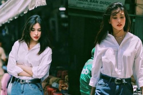 Tiểu Vy 'gây bão' trong bộ ảnh mang phong cách thập niên 90