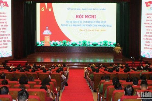 Cao Bằng: Học tập tư tưởng Hồ Chí Minh về phòng, chống tham nhũng, tiêu cực