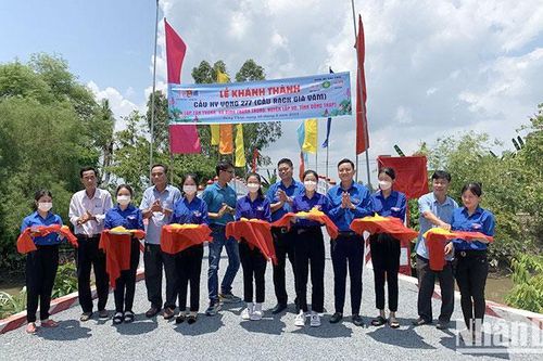 Khởi công và khánh thành 14 chiếc cầu tại Đồng Tháp